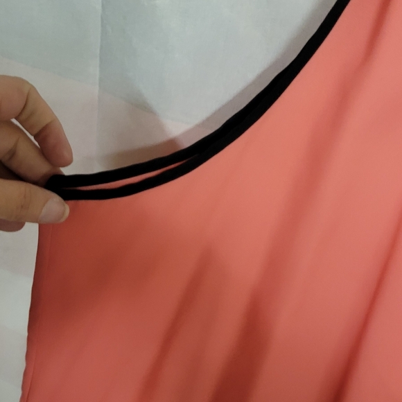 Julie's Closet Peachy Orange Sleeveless Bow Back - Picture 2 of 8